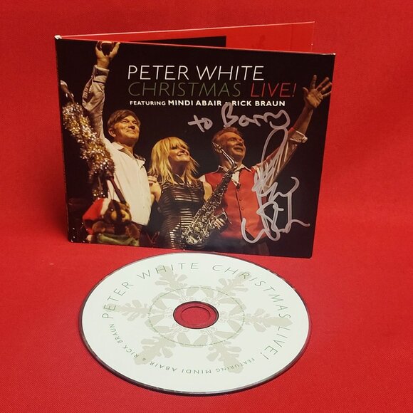 Peter White Christmas Live Featuring Mindi Abair & Rick Braun CD Signed 2015 - Picture 7 of 8